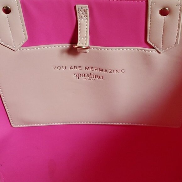 Spartina 449 Large Tote Bag Shoulder Handbag Purse Navy Cream Women's Woman's - Picture 13 of 14